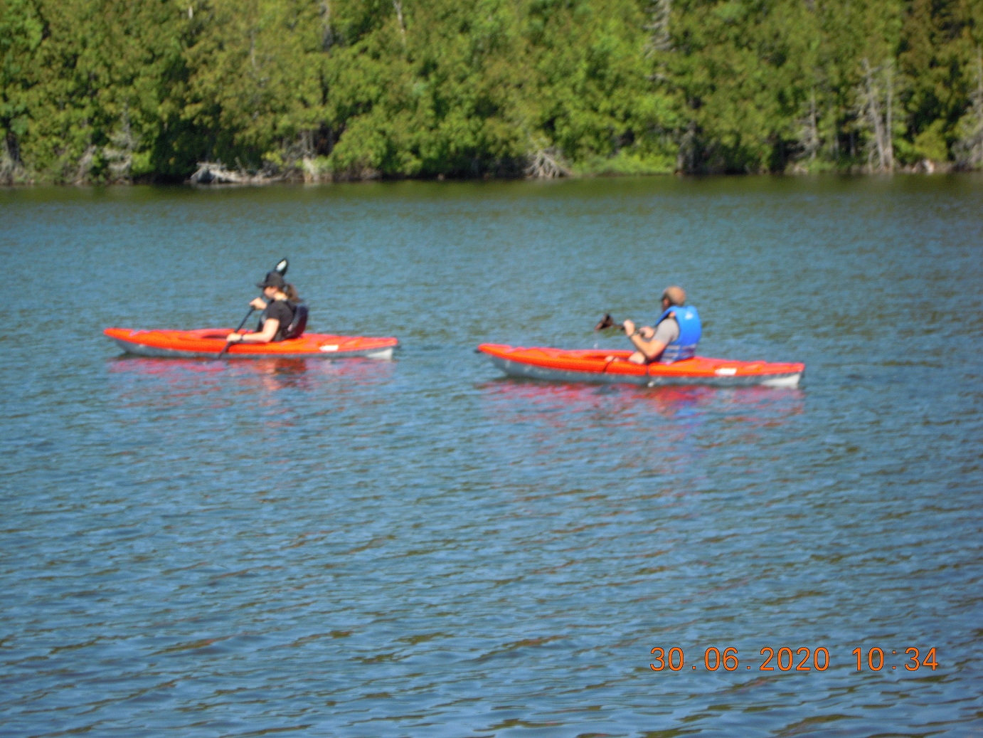 Kayac au lac